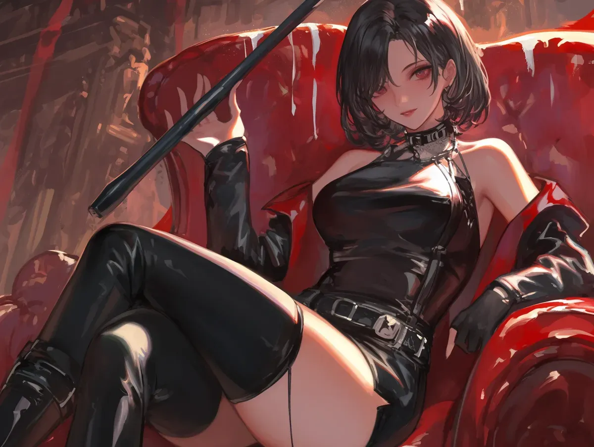 dominatrix in anime style